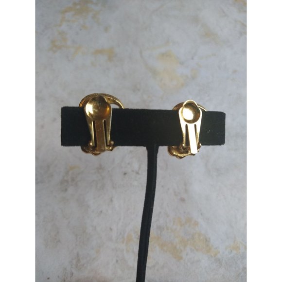 Vintage Santa NP Signed Clip On Stud Earrings Estate Jewelry - Picture 9 of 9